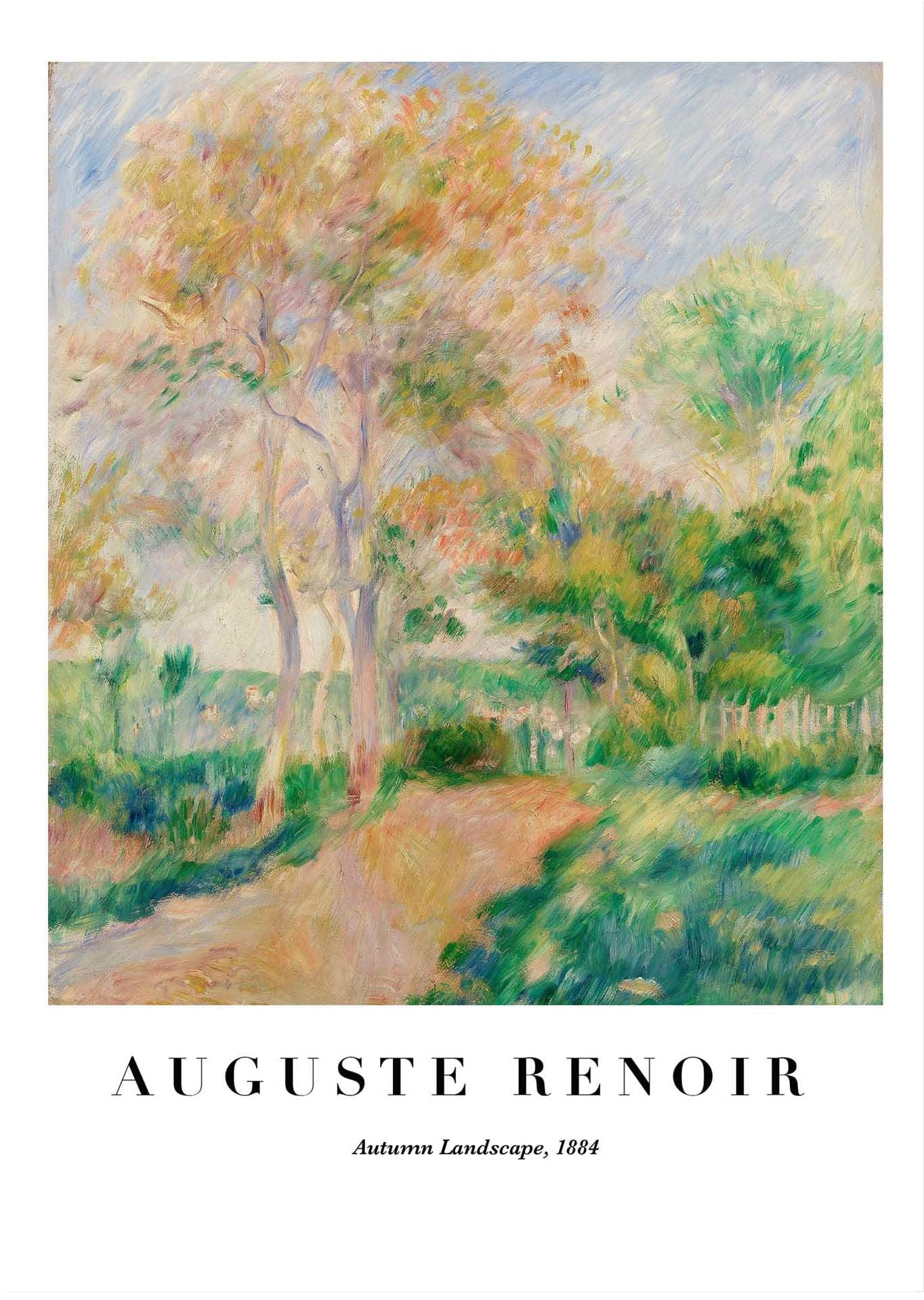 Auguste Renoir - Autumn Landscape - Hakyarts