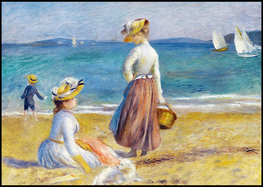 Auguste Renoir - Figures on the Beach - Hakyarts