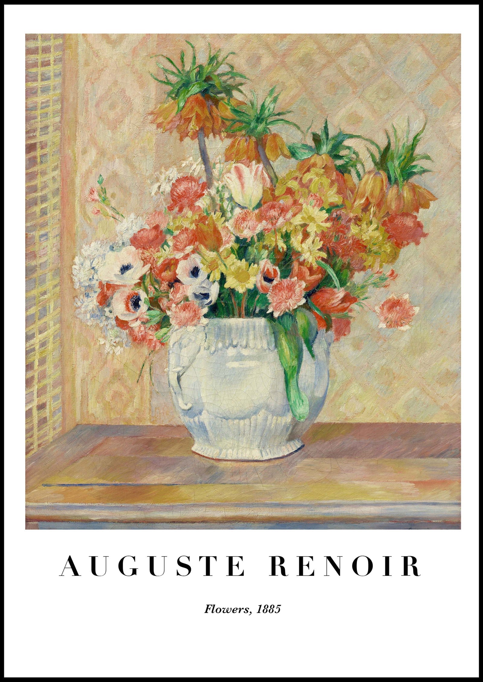 Auguste Renoir - Flowers Poster - Hakyarts