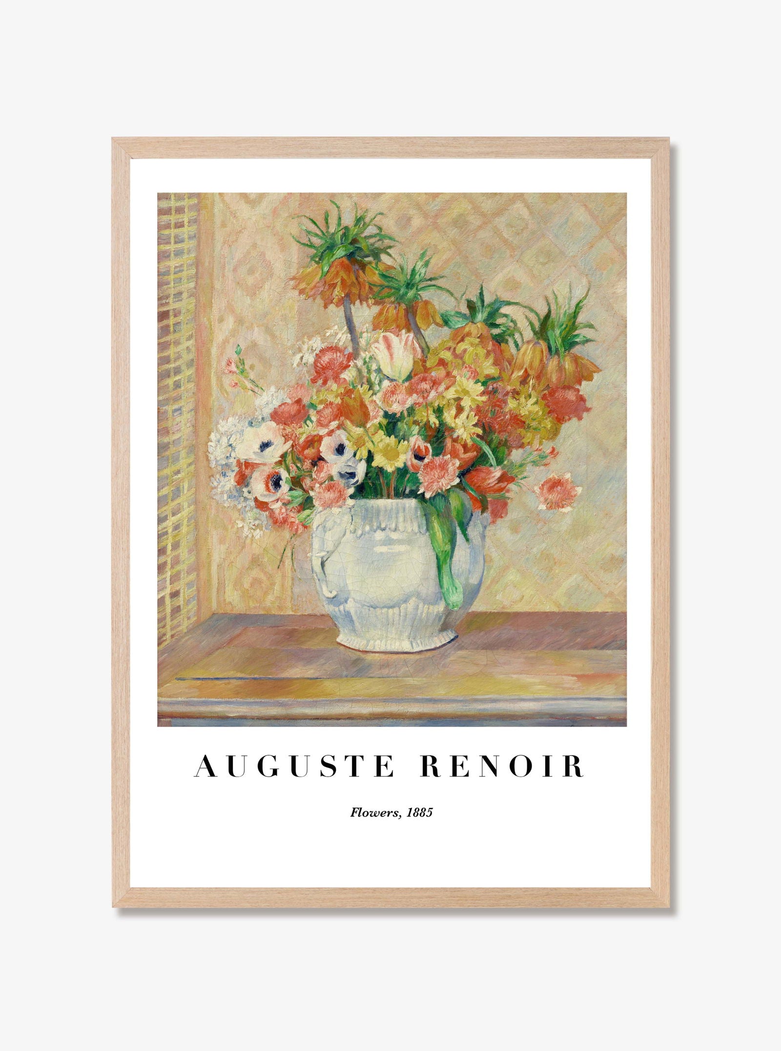 Auguste Renoir - Flowers Poster - Hakyarts