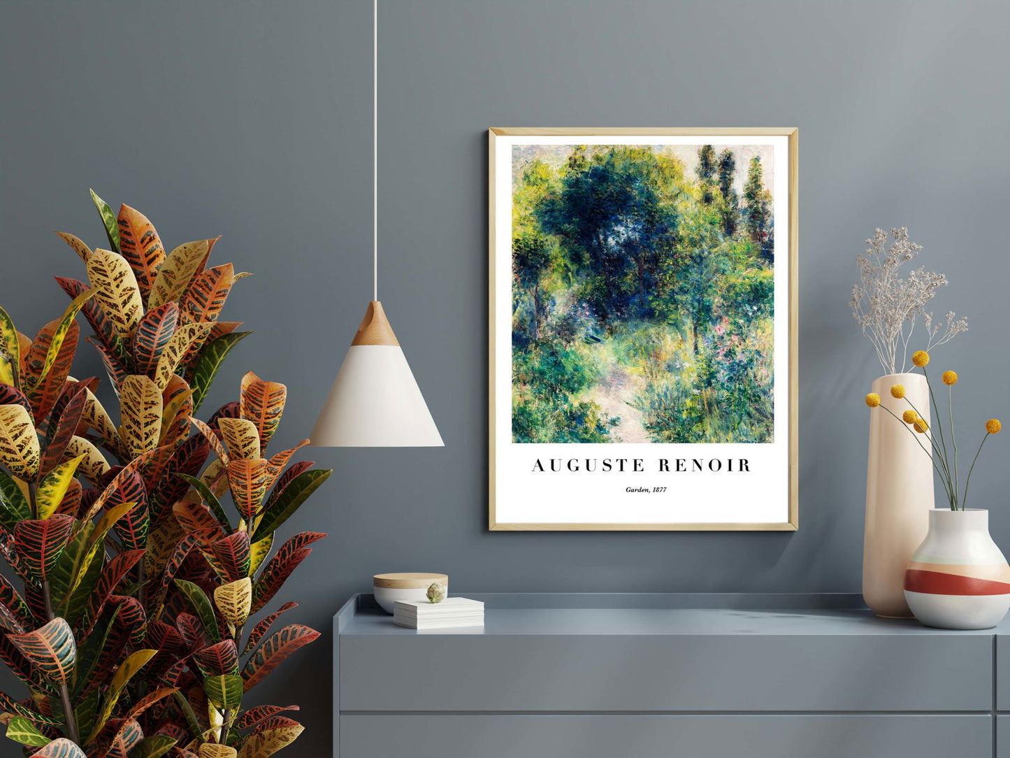 Auguste Renoir - Garden Poster - Hakyarts