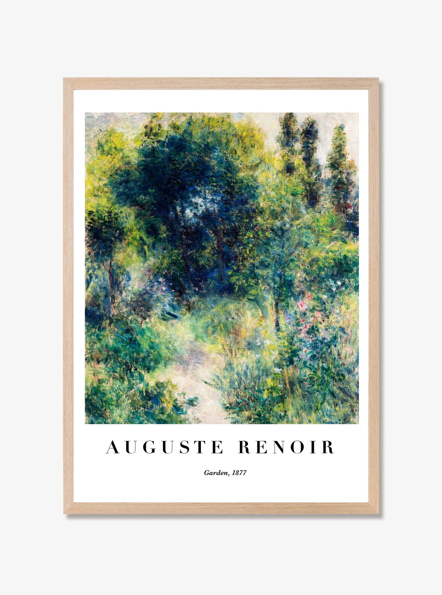 Auguste Renoir - Garden Poster - Hakyarts