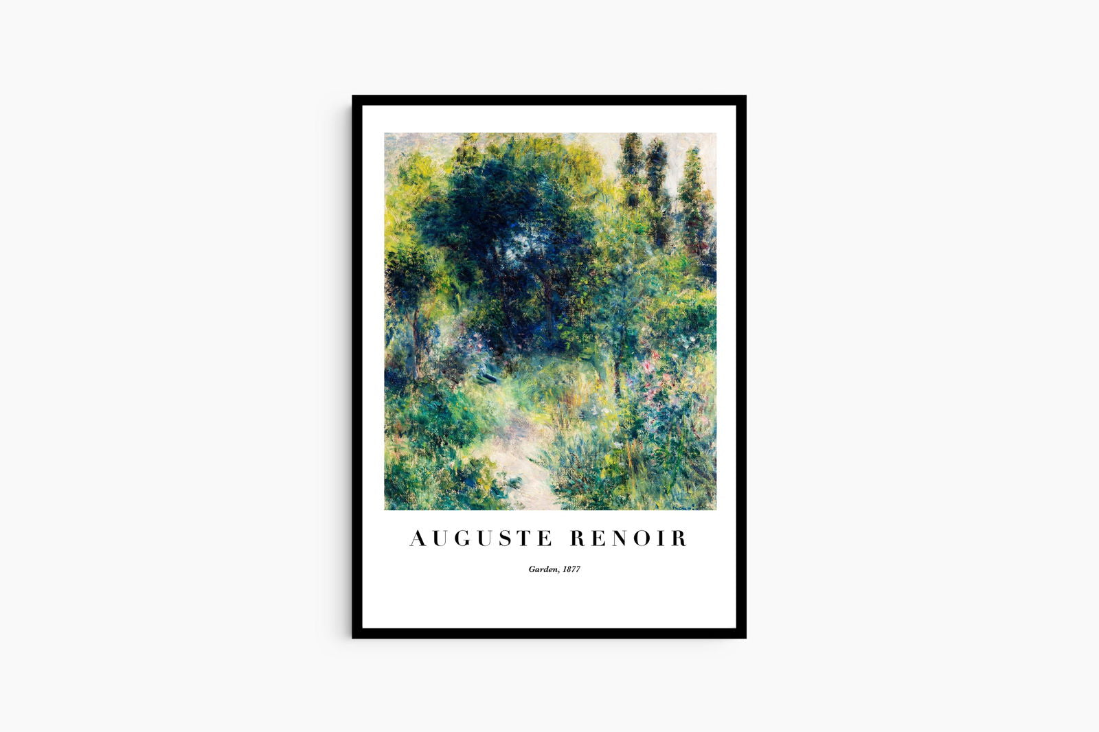 Auguste Renoir - Garden Poster - Hakyarts