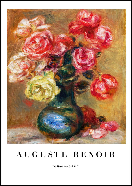 Auguste Renoir - Le Bouquet Poster - Hakyarts