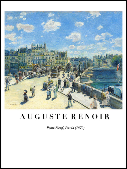 Auguste Renoir - Point Neuf Poster - Hakyarts