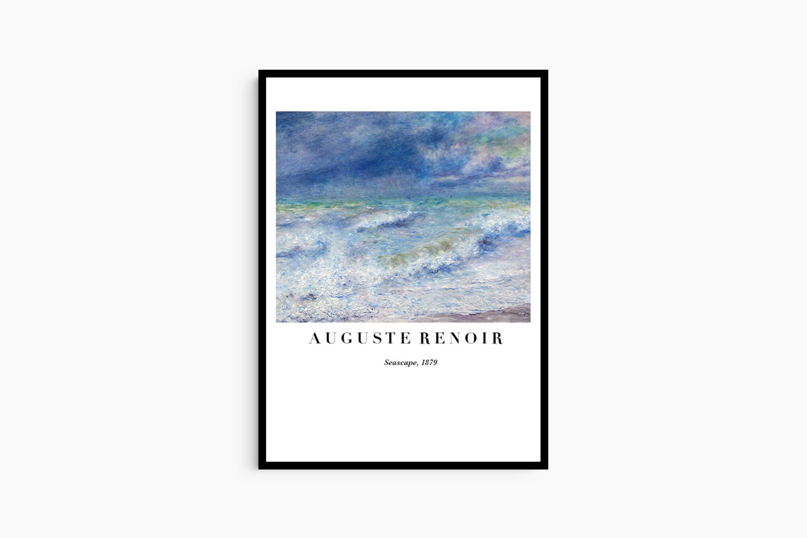 Auguste Renoir - Seascape Poster - Hakyarts