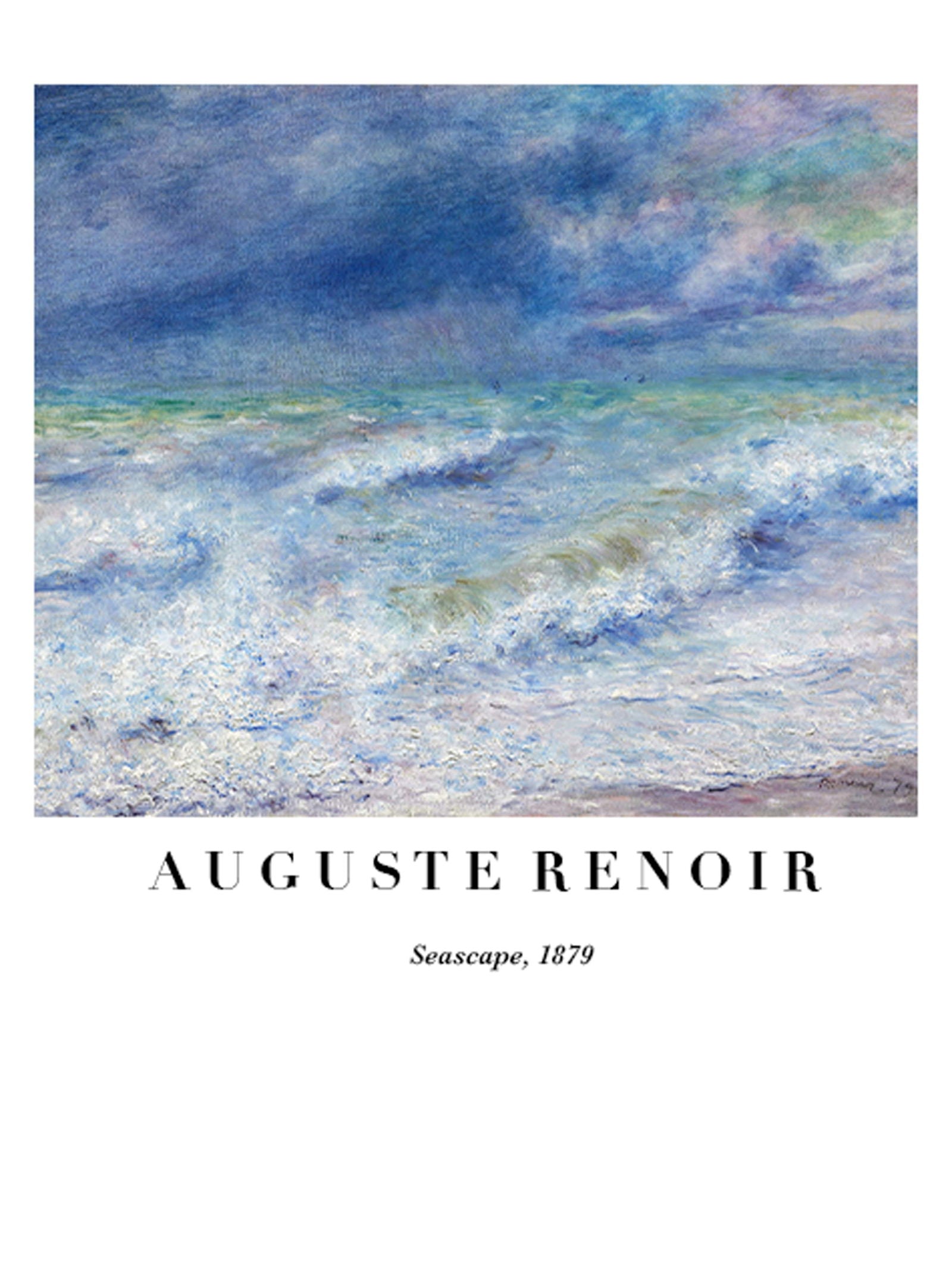 Auguste Renoir - Seascape Poster - Hakyarts