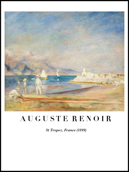 Auguste Renoir - St Tropez, France Poster - Hakyarts