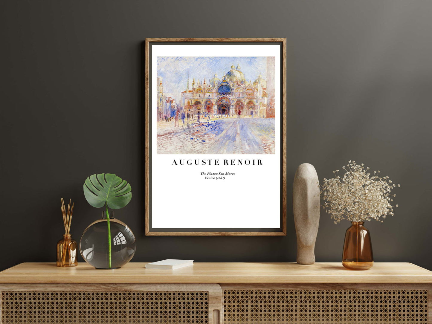 Auguste Renoir - The Piazza San Marco, Venice Poster - Hakyarts