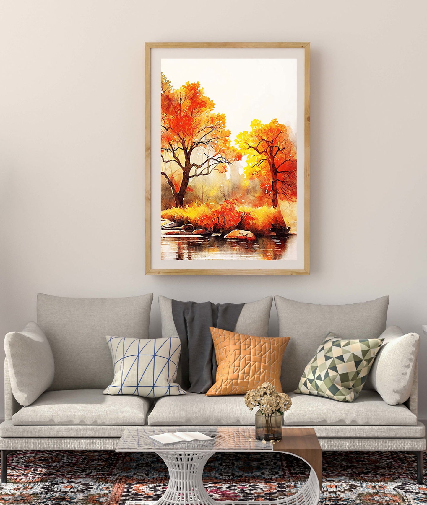 Autumnal Leaves Poster - Hakyarts