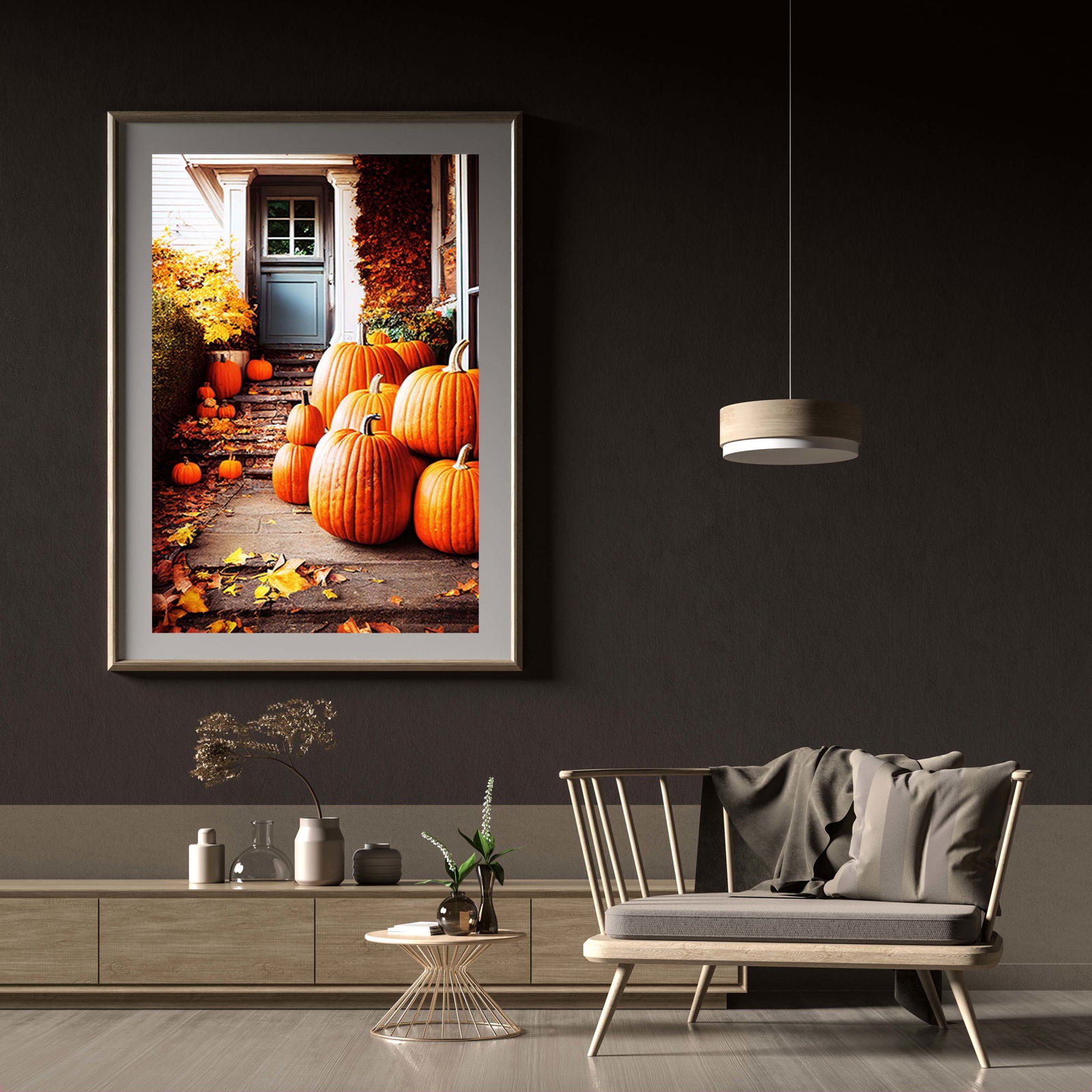 Autumnal Pumpkins Poster - Hakyarts