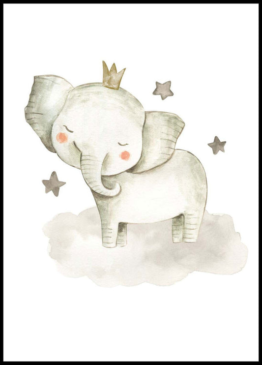 Baby Elephant Poster - Hakyarts