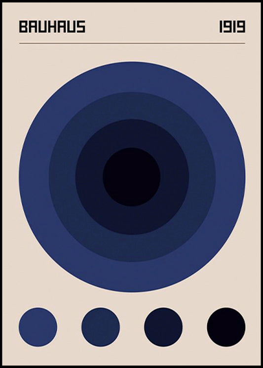 Bauhaus 1919 Poster - Hakyarts