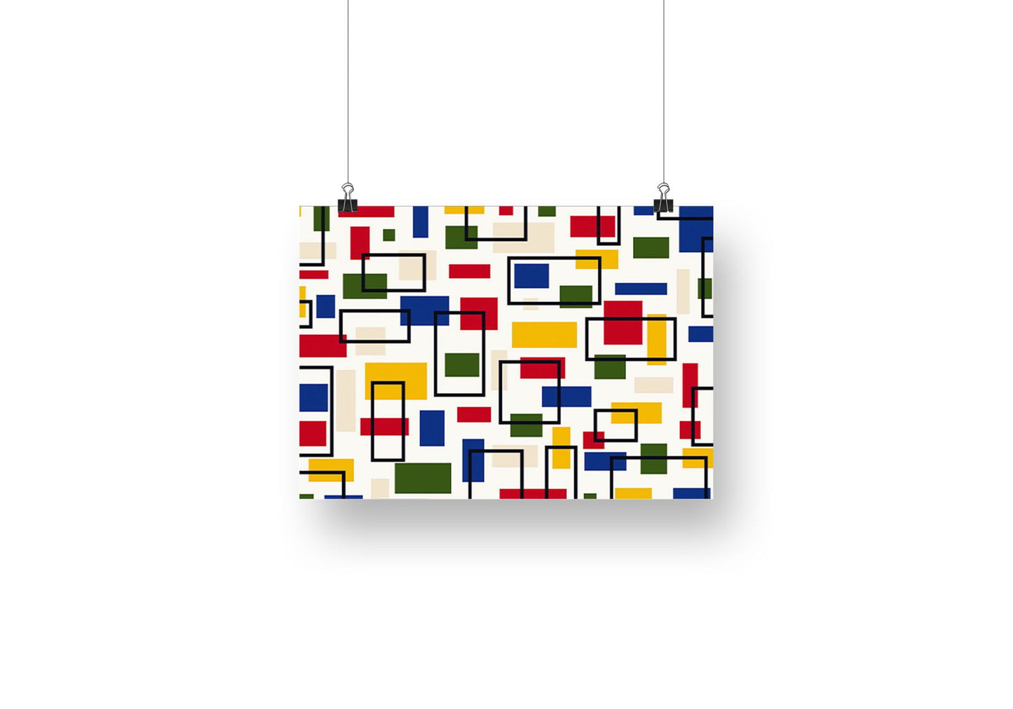 Bauhaus Cubes Poster - Hakyarts