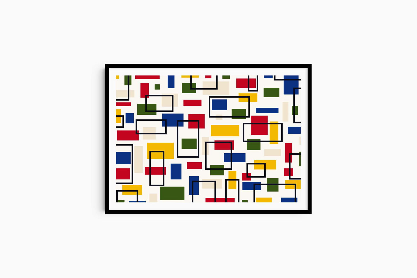 Bauhaus Cubes Poster - Hakyarts