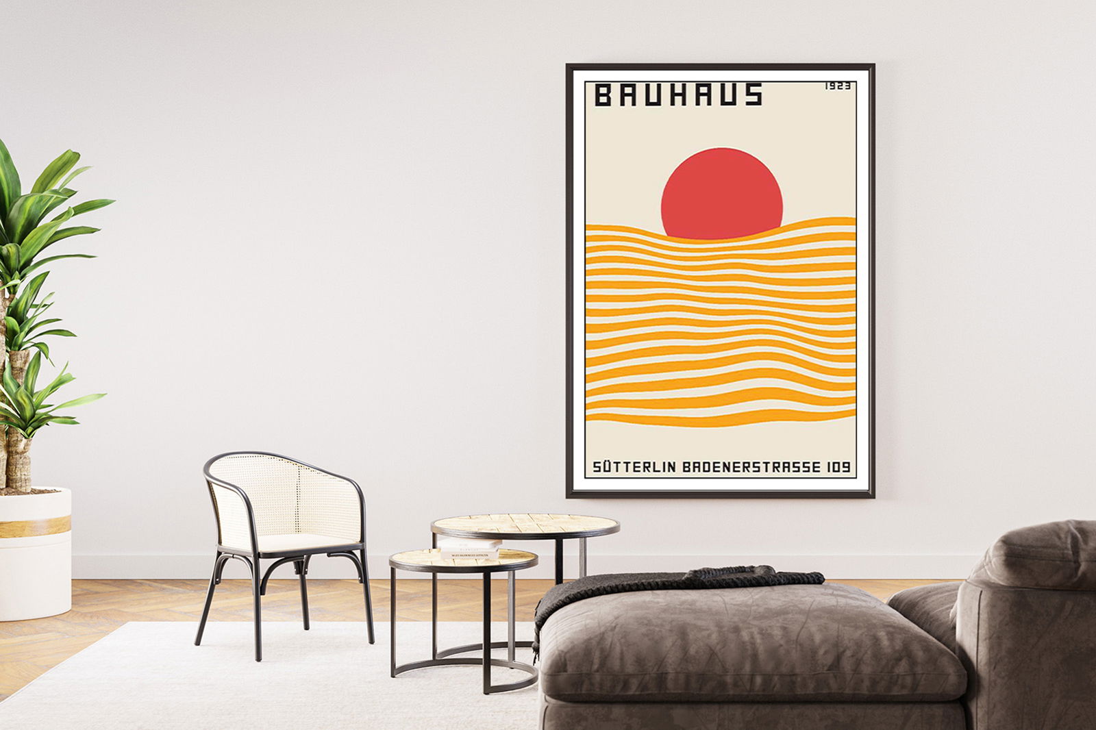 Bauhaus Sutterlin Poster - Hakyarts