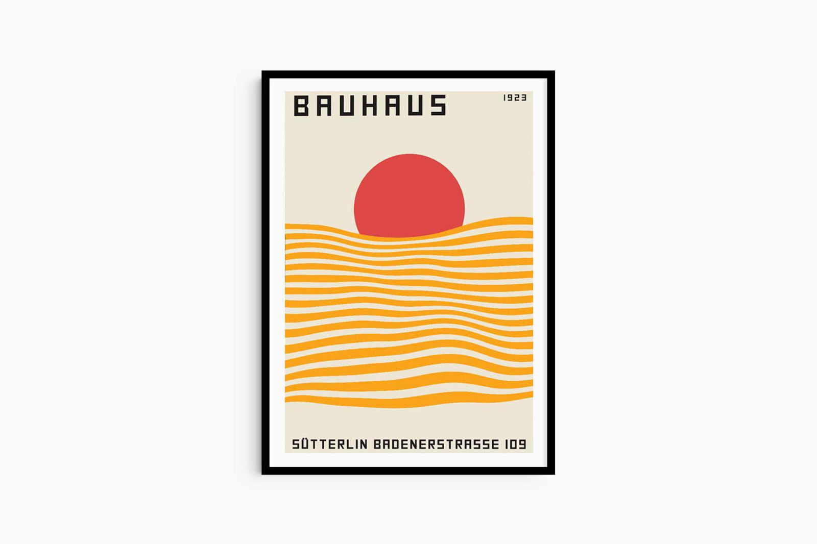 Bauhaus Sutterlin Poster - Hakyarts