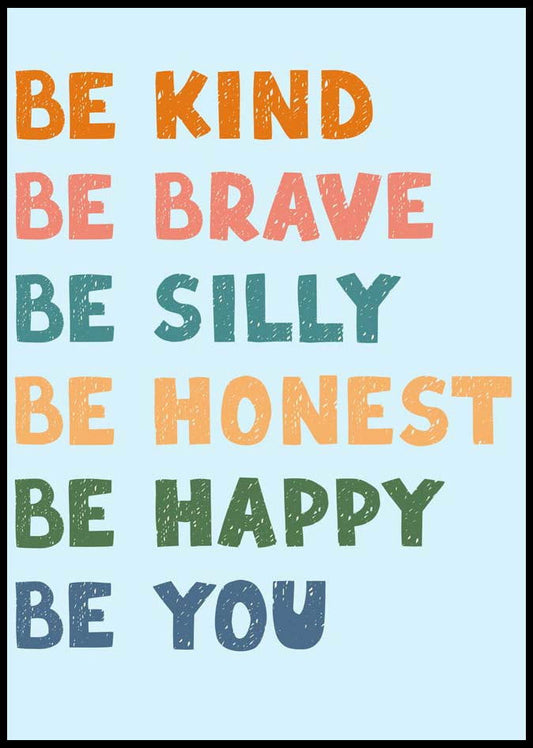 Be Kind Poster - Hakyarts