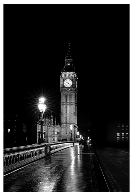 Big Ben At Night Poster - Hakyarts