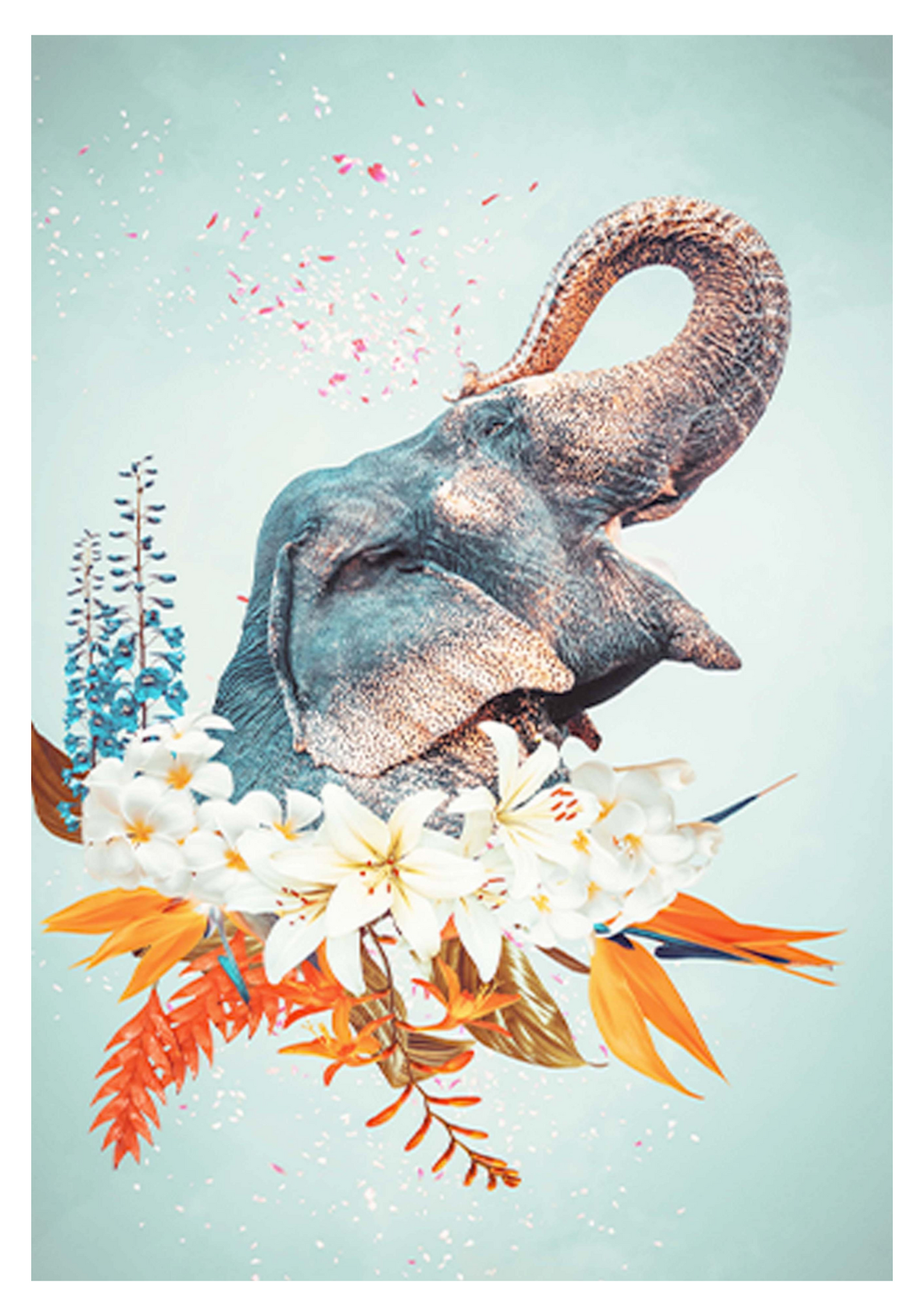 Blue Elephant Poster - Hakyarts