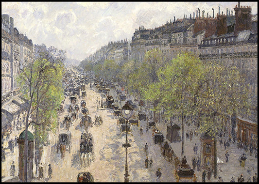 Camille Pissarro - Boulevard Montmartre, Spring - Hakyarts