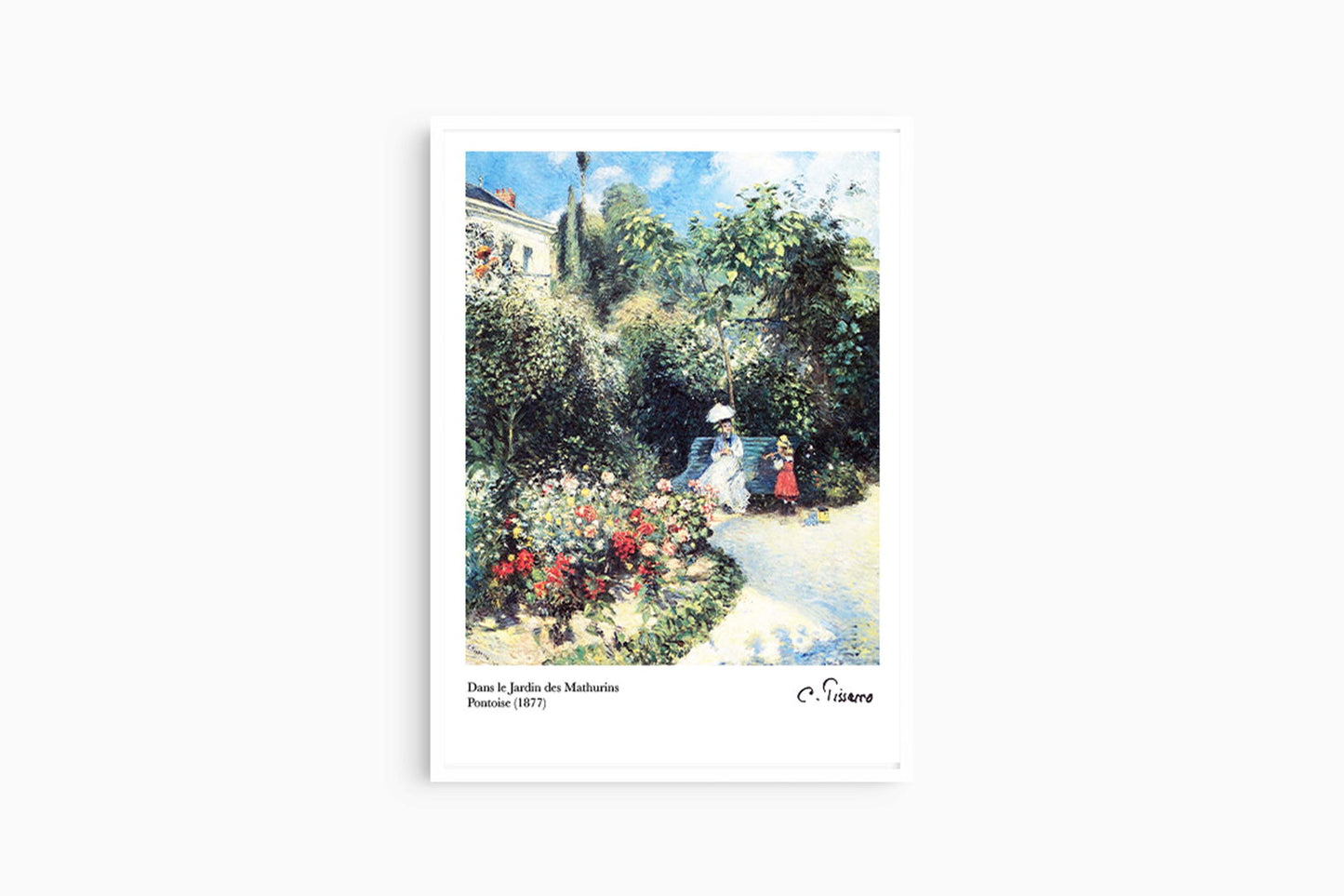 Camille Pissarro - Dans Le Jardin des Mathurins Poster - Hakyarts