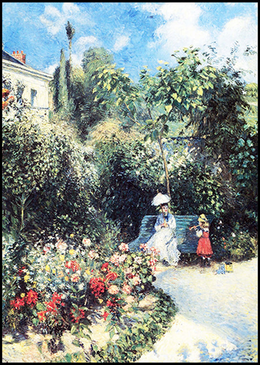 Camille Pissarro - Dans le jardin des Mathurins, Pontoise - Hakyarts