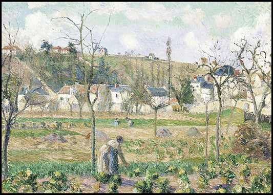 Camille Pissarro - Le Jardin de Maubuisson, Pontoise, la Mère Bellette - Hakyarts