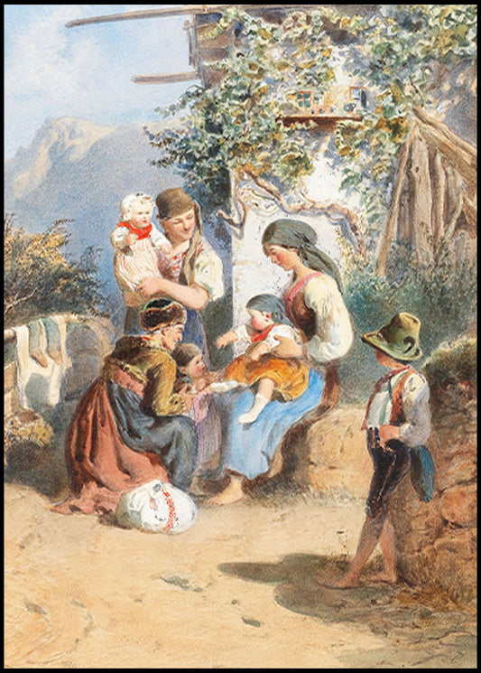 Carl Goebel - A Peasant Family - Hakyarts