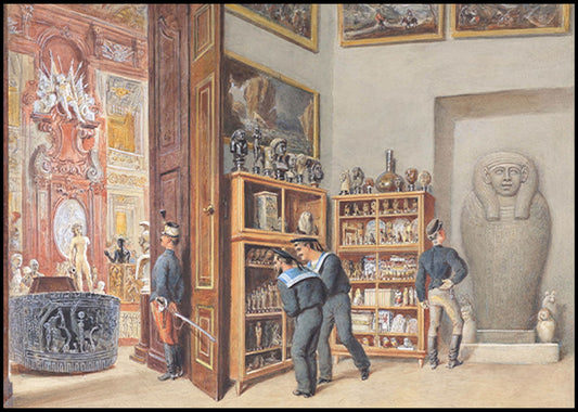 Carl Goebel - The Entrance Cabinet to the Egyptian Collection - Hakyarts