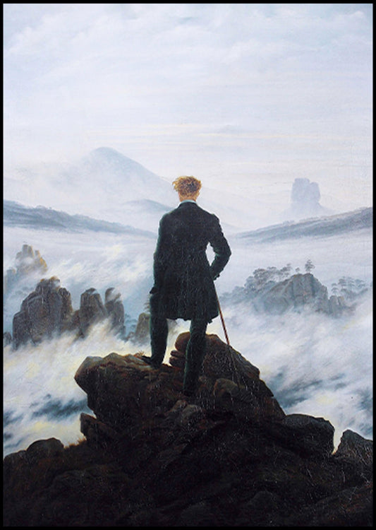 Caspar David Friedrich - Wanderer Above the Sea of Fog - Hakyarts