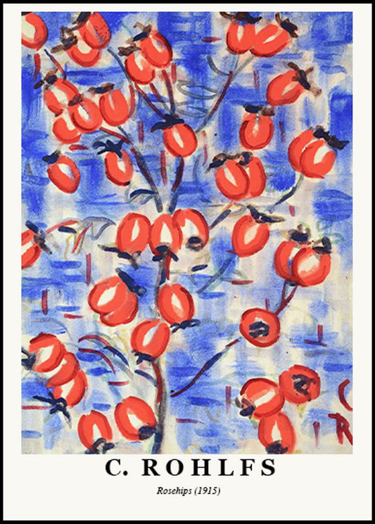 Christian Rohlfs Poster - Rote Tulpen Poster - Hakyarts