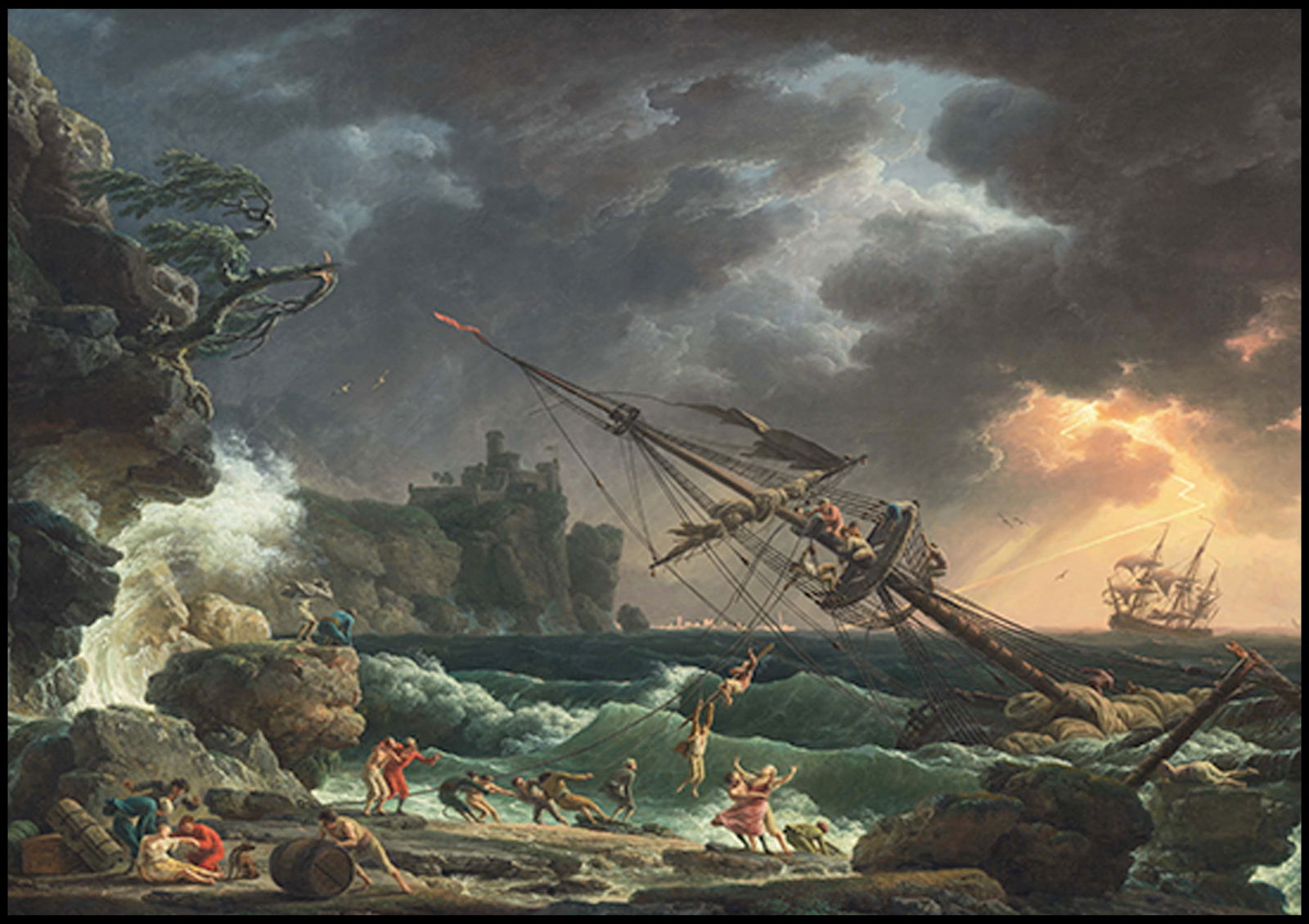 Claude-Joseph Vernet  - Le Naufrage - Hakyarts