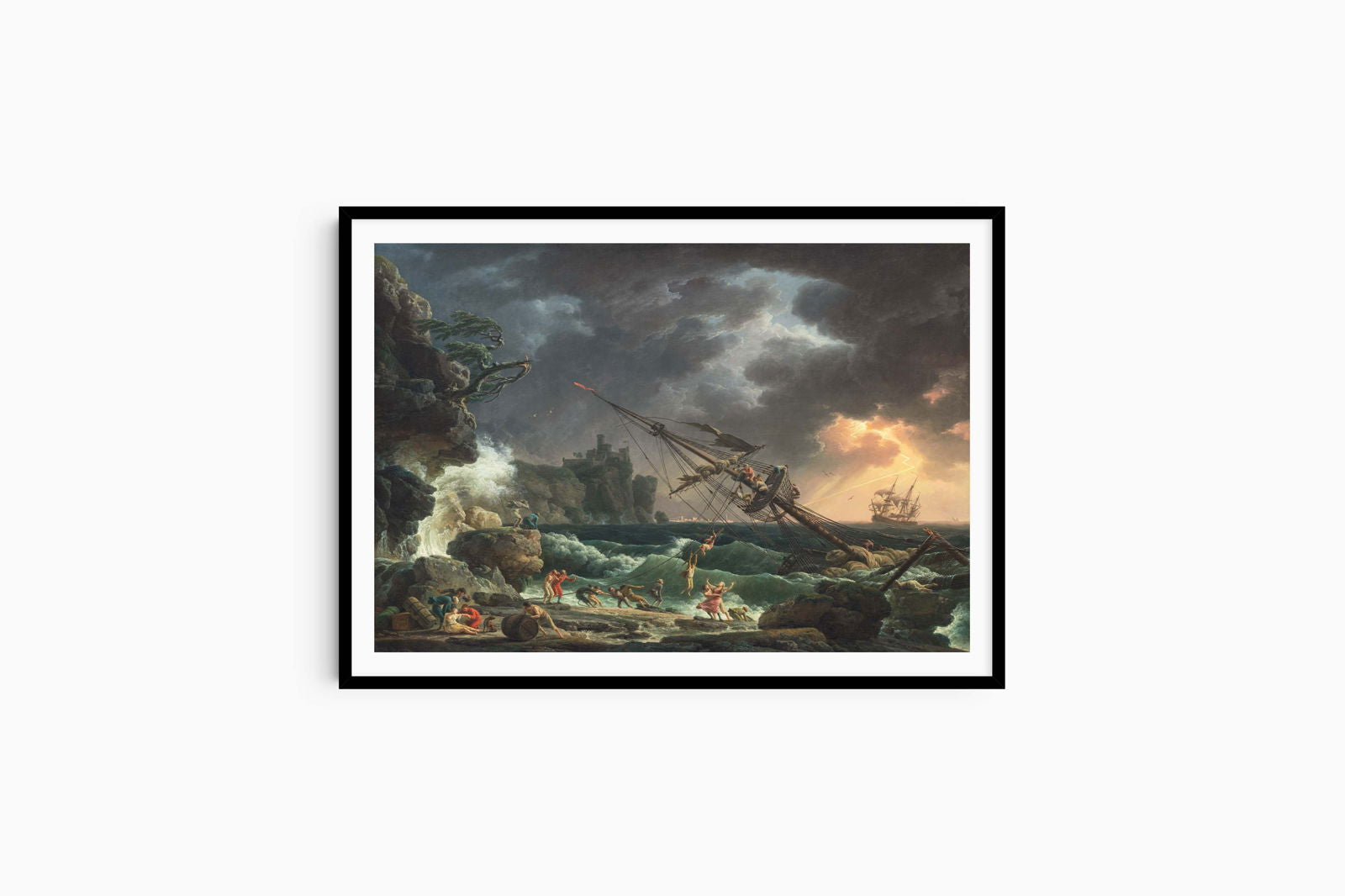 Claude-Joseph Vernet  - Le Naufrage - Hakyarts