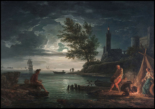 Claude-Joseph Vernet - The Four Times of Day: Night - Hakyarts