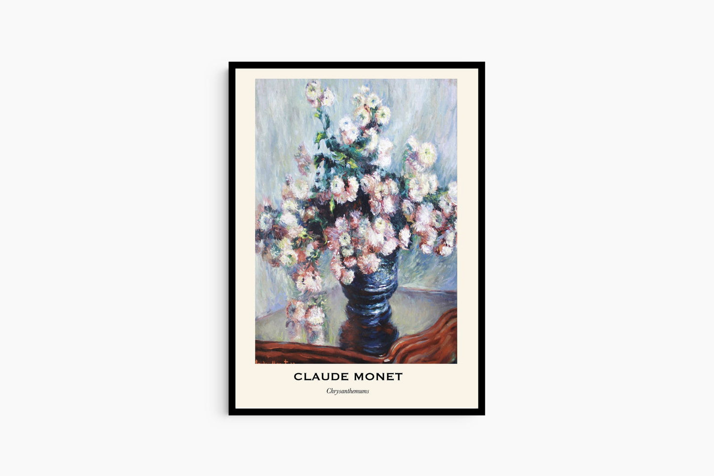 Claude Monet - Chrysanthemums Poster - Hakyarts