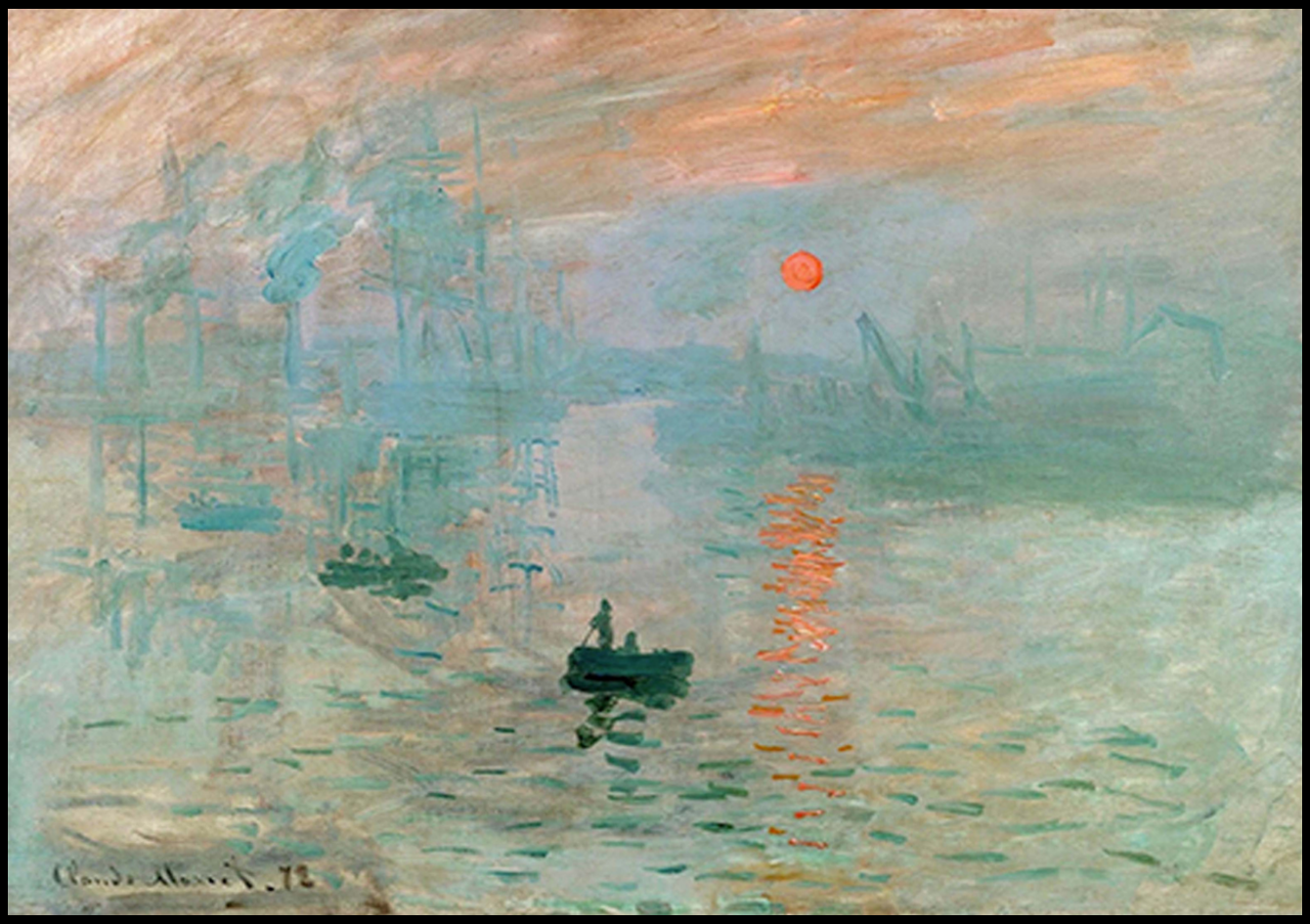 Claude Monet - Impression, Sunrise - Hakyarts