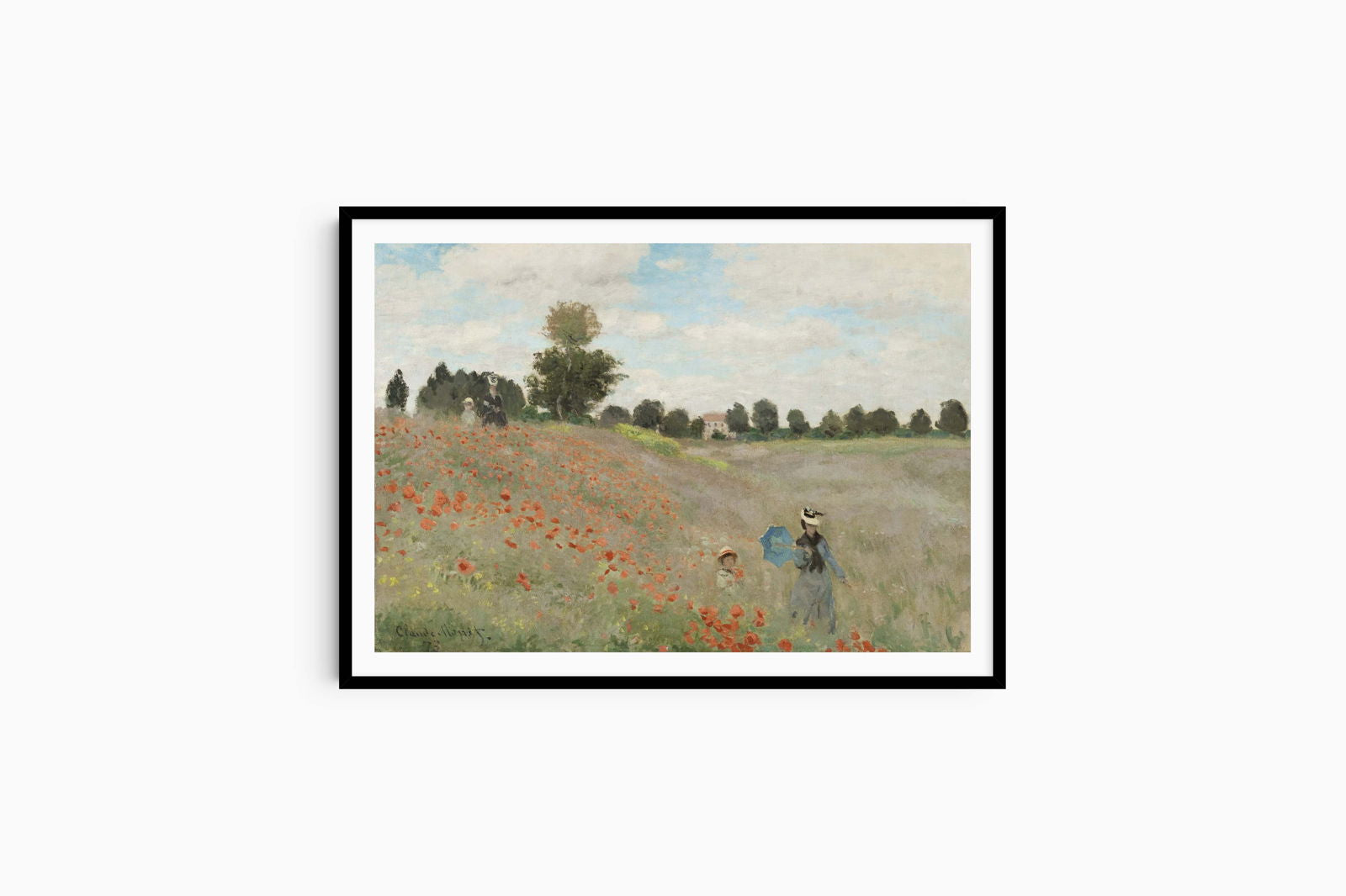 Claude Monet - Poppy Field - Hakyarts