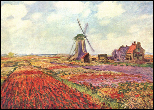 Claude Monet - Tulip Fields in Holland - Hakyarts