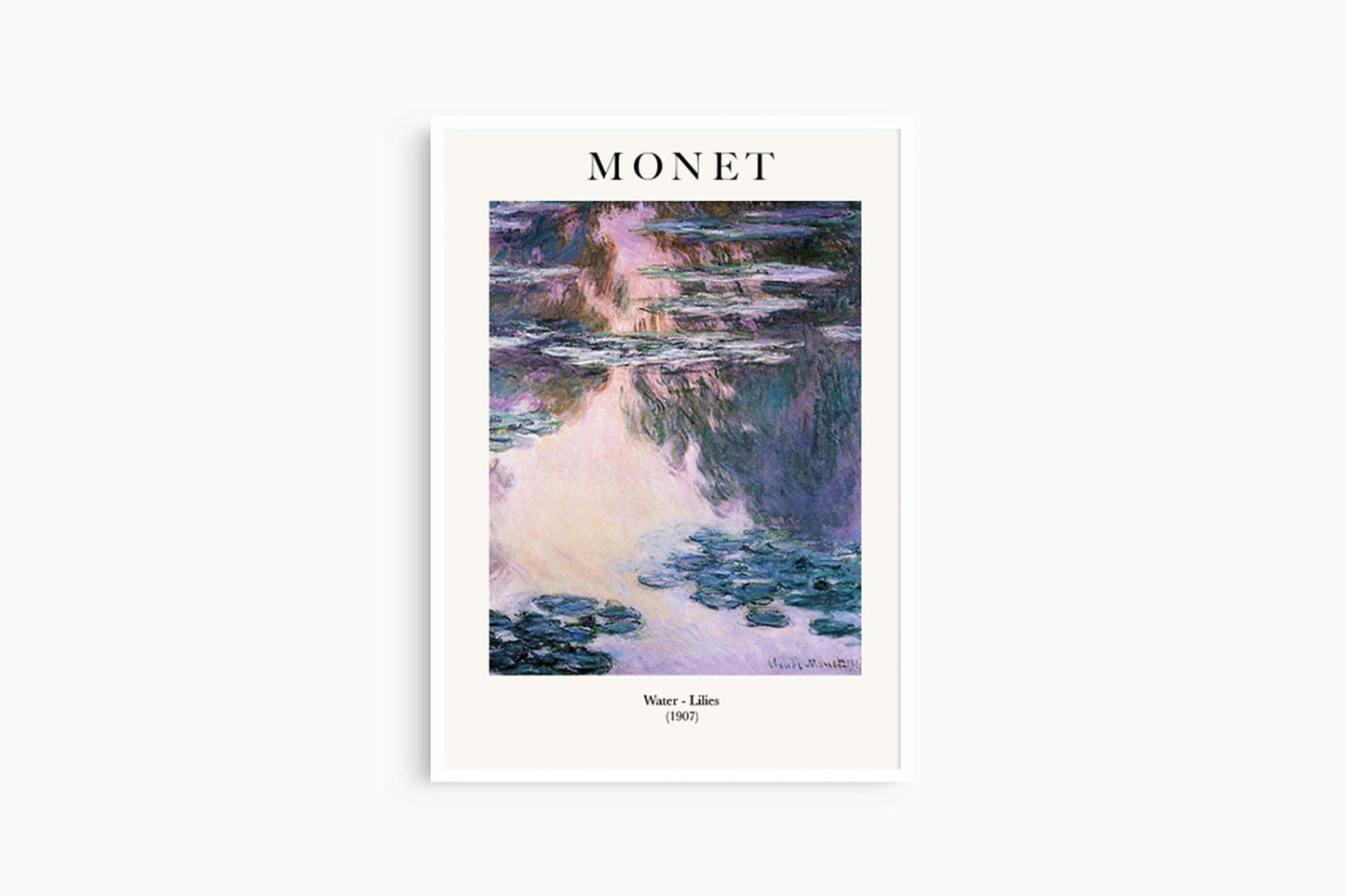 Claude Monet - Water-Lilies Poster - Hakyarts