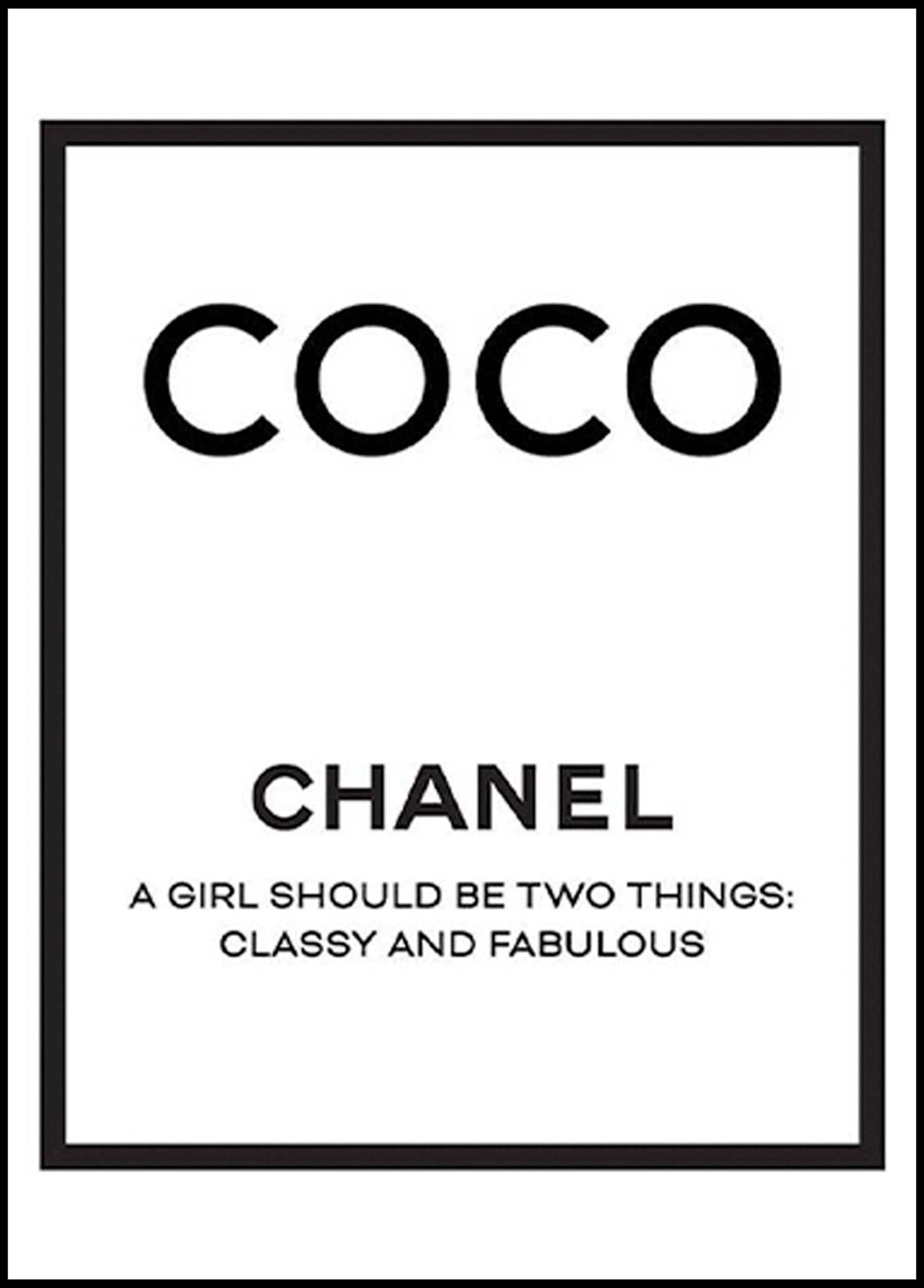 Coco Chanel Poster - Hakyarts