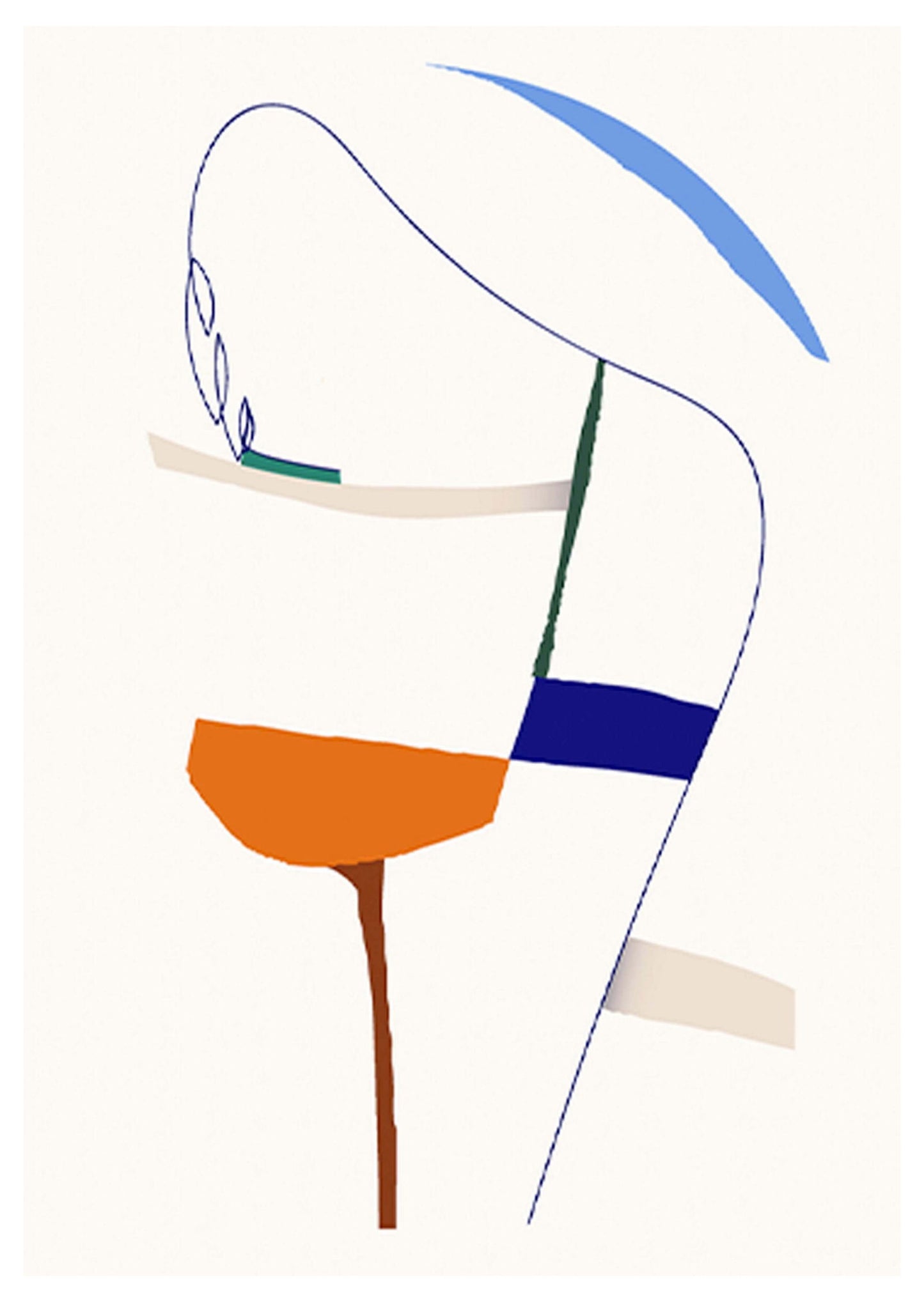 Contemporary Shapes Poster No1 - Hakyarts