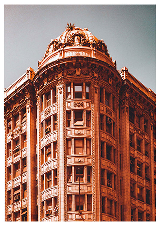 Corner of Classic Building with Tower Poster - Hakyarts