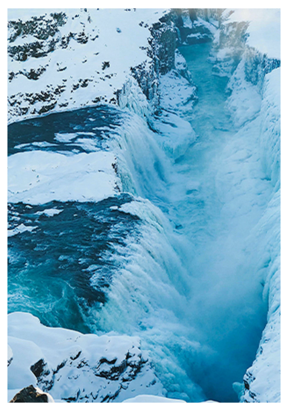 Crack In A Glacier Poster - Hakyarts