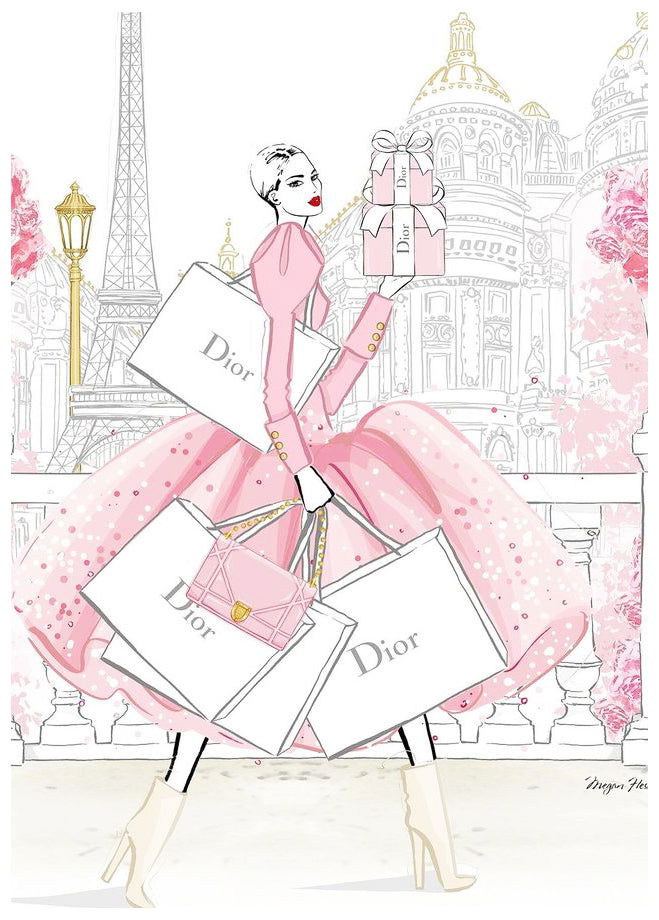 Dior Illustration Poster - Hakyarts