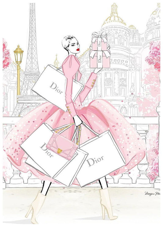 Dior Illustration Poster - Hakyarts