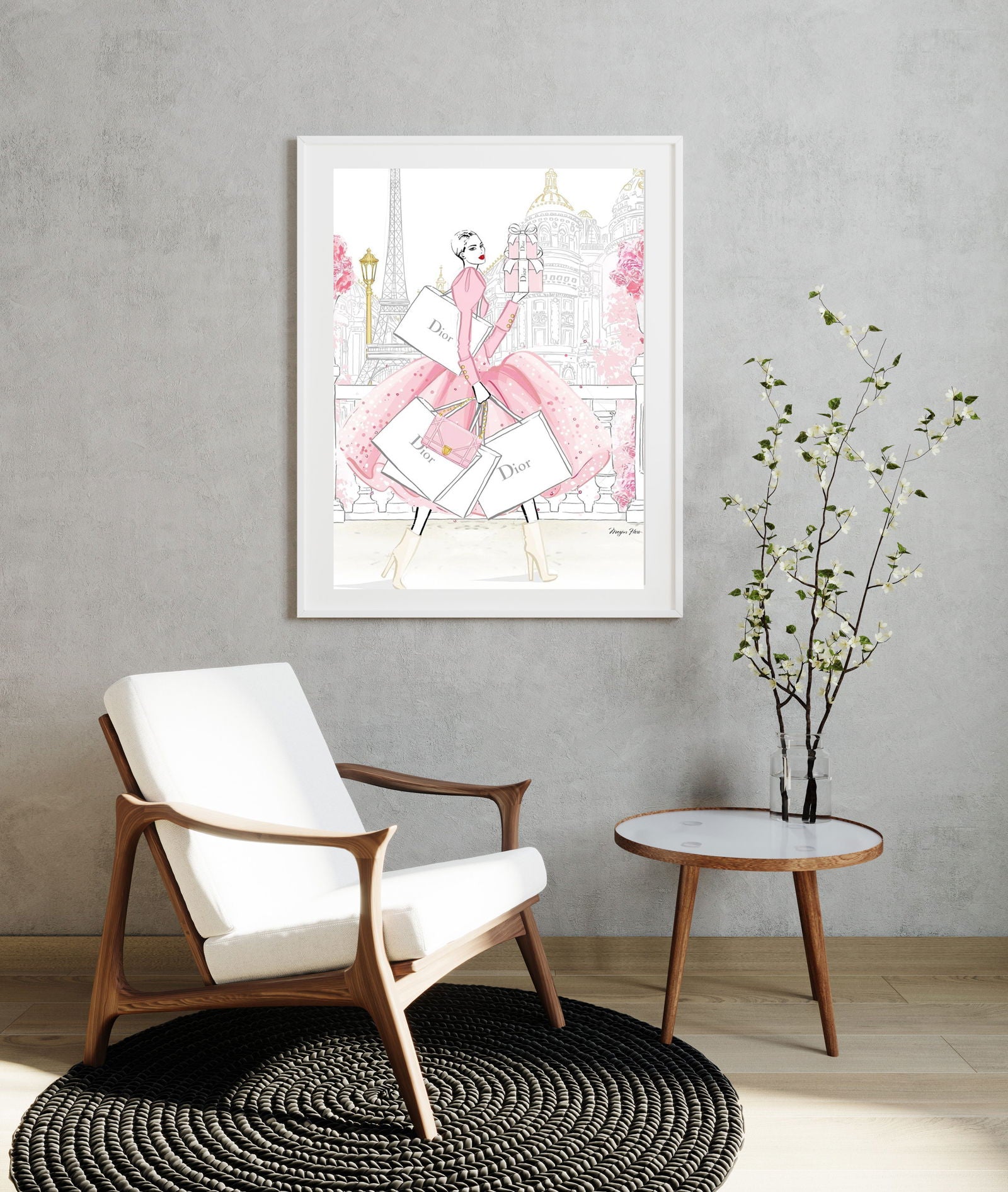 Dior Illustration Poster - Hakyarts