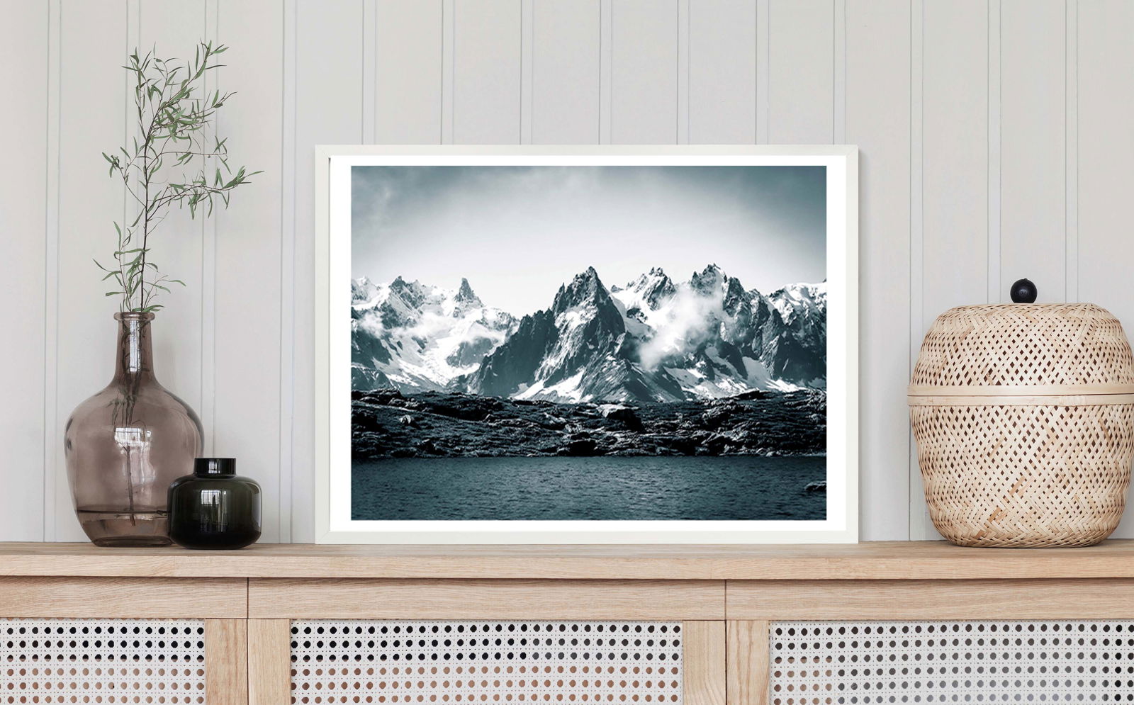 Dramatic Mountains Poster - Hakyarts