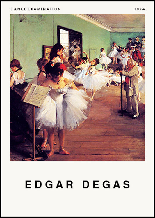 Edgar Degas - Dance Examination Poster - Hakyarts