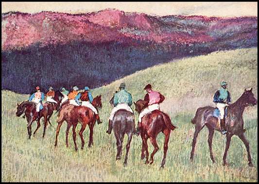 Edgar Degas - Racehorses: The Training - Hakyarts